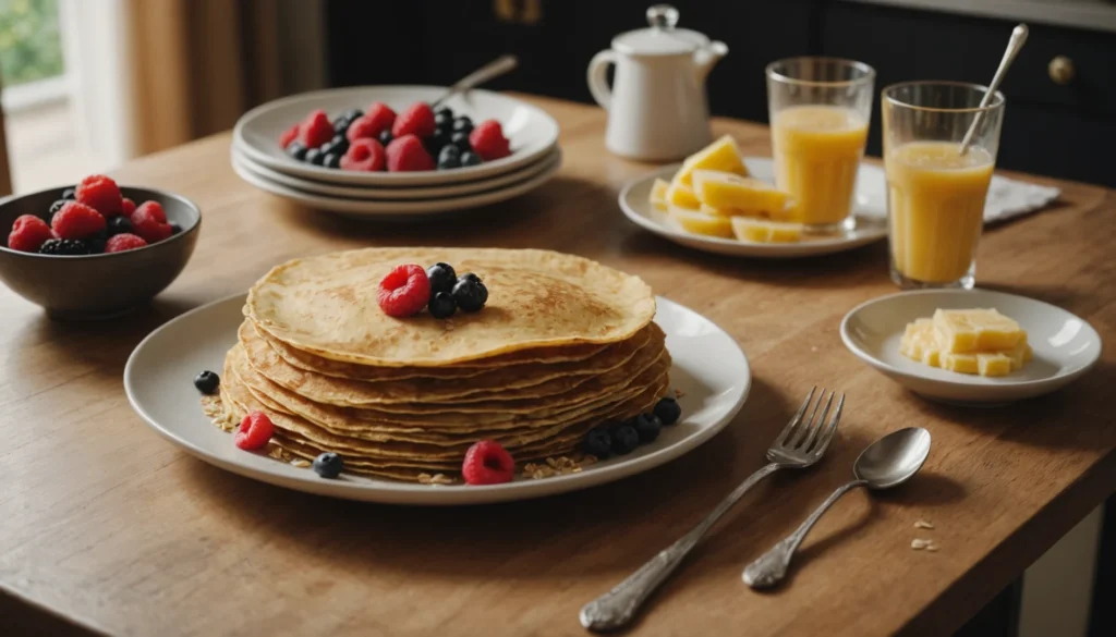 crepe lait avoine