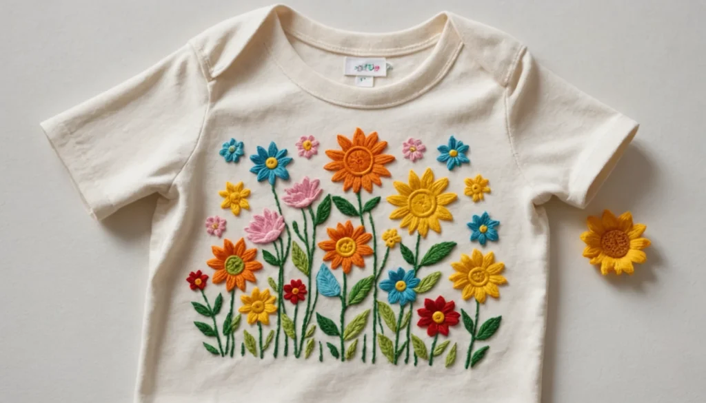 t shirt personnalisé broderie